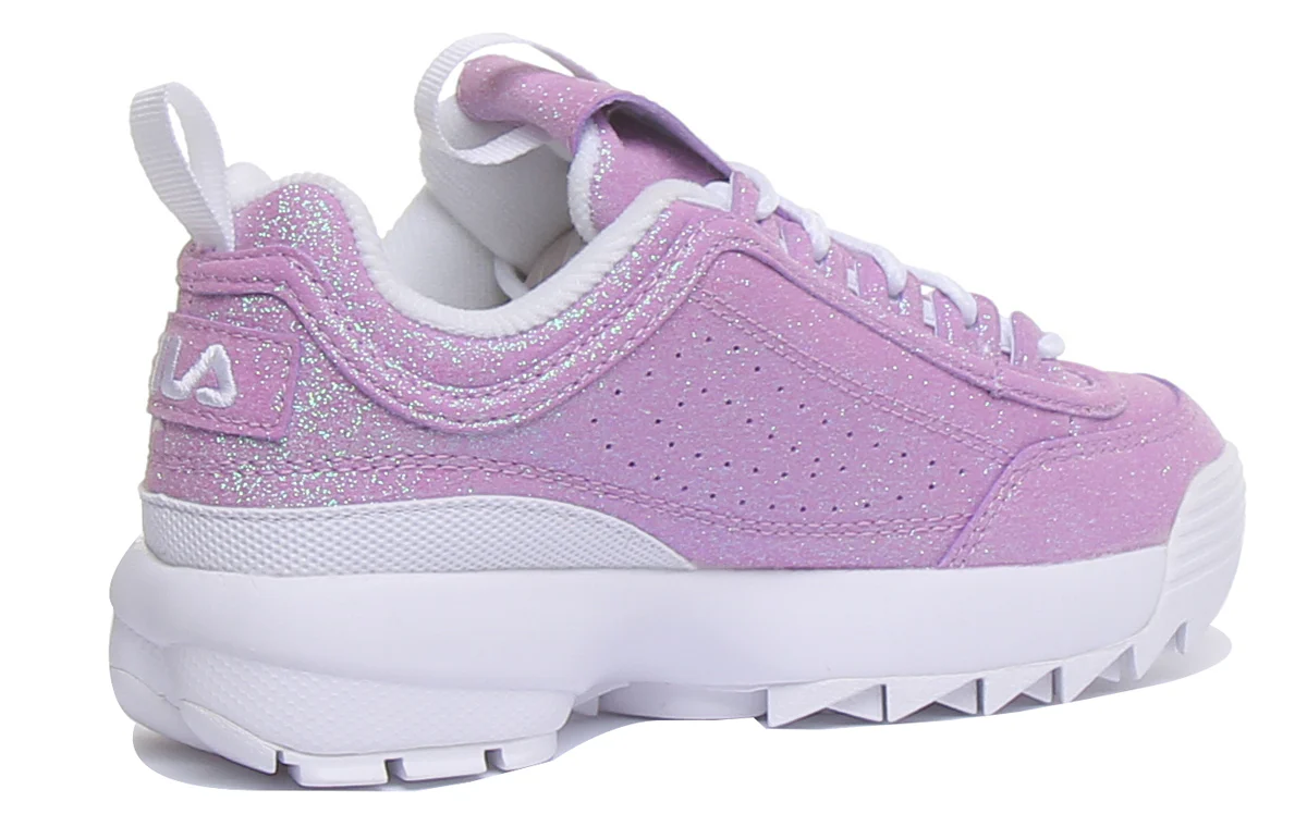 Fila Disruptor 2 Glamour In Purple For Kids - Image 4