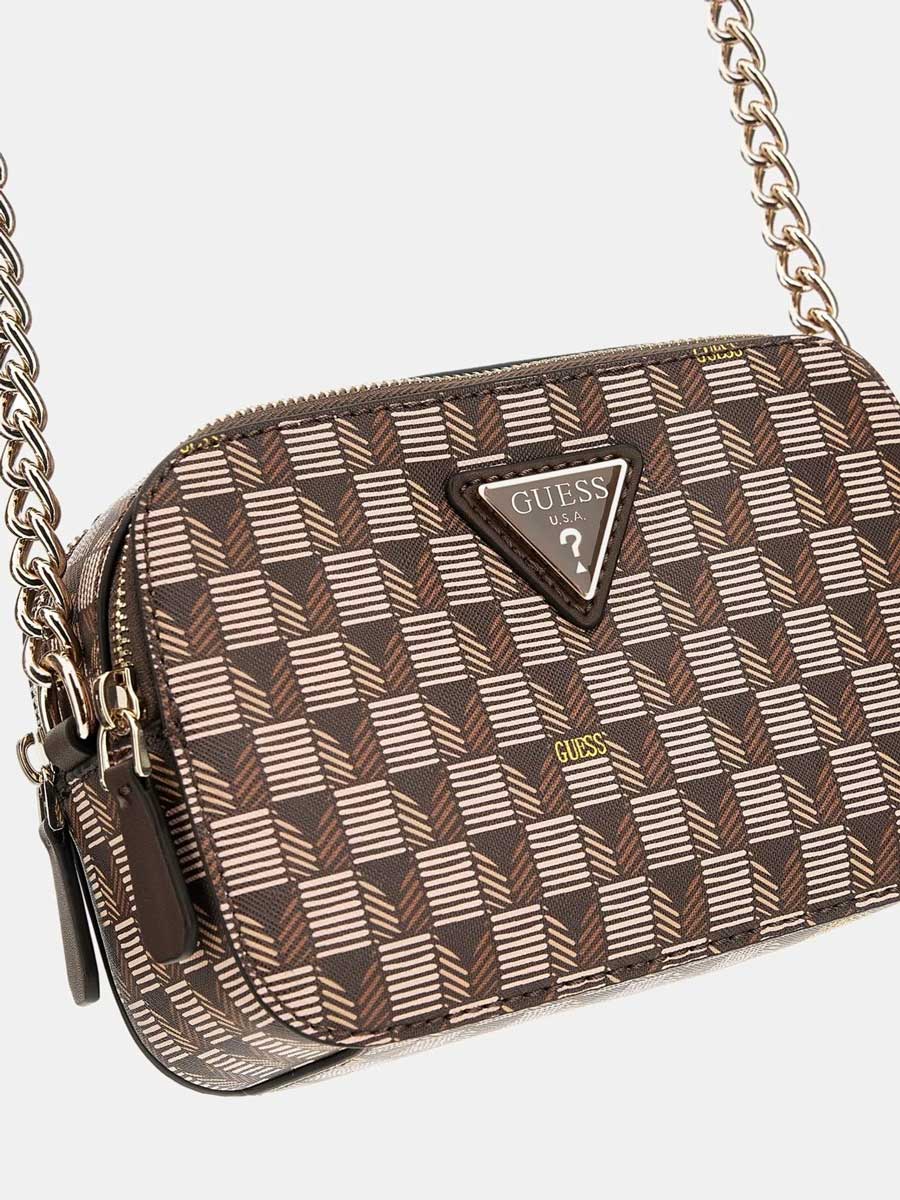 Guess G Wave Mini Crossbody In Brown For Women - Image 3