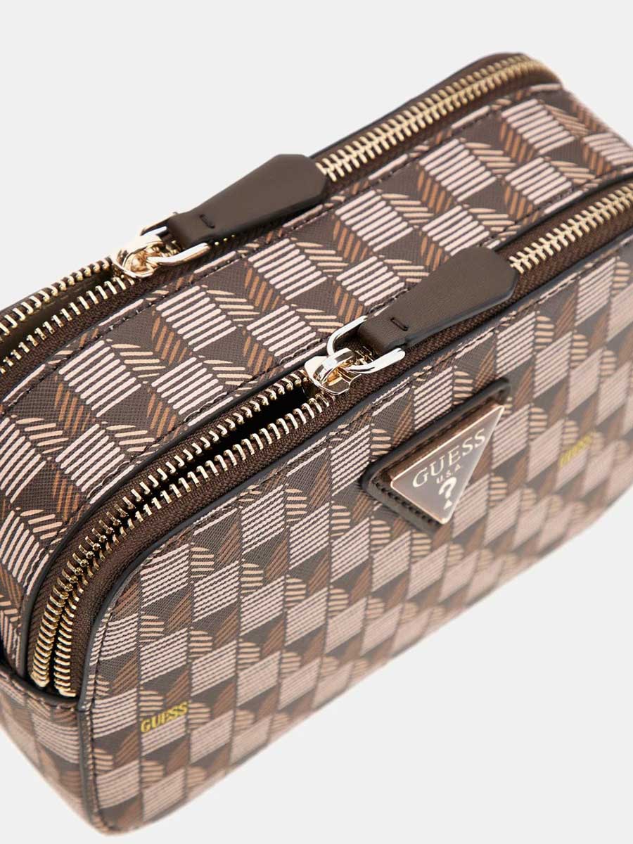 Guess G Wave Mini Crossbody In Brown For Women - Image 4